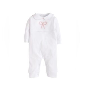 Little English White and Pink One Piece